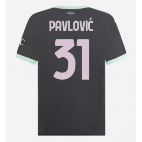 AC Milan Strahinja Pavlovic #31 Tredje skjorte 2024-25 Kortermet